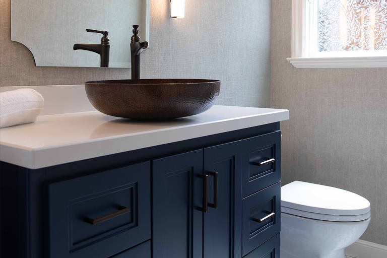 Refresh Your Space Powder Room | Cabinets To Go
